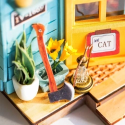 Model Krzywy Domek z oknami